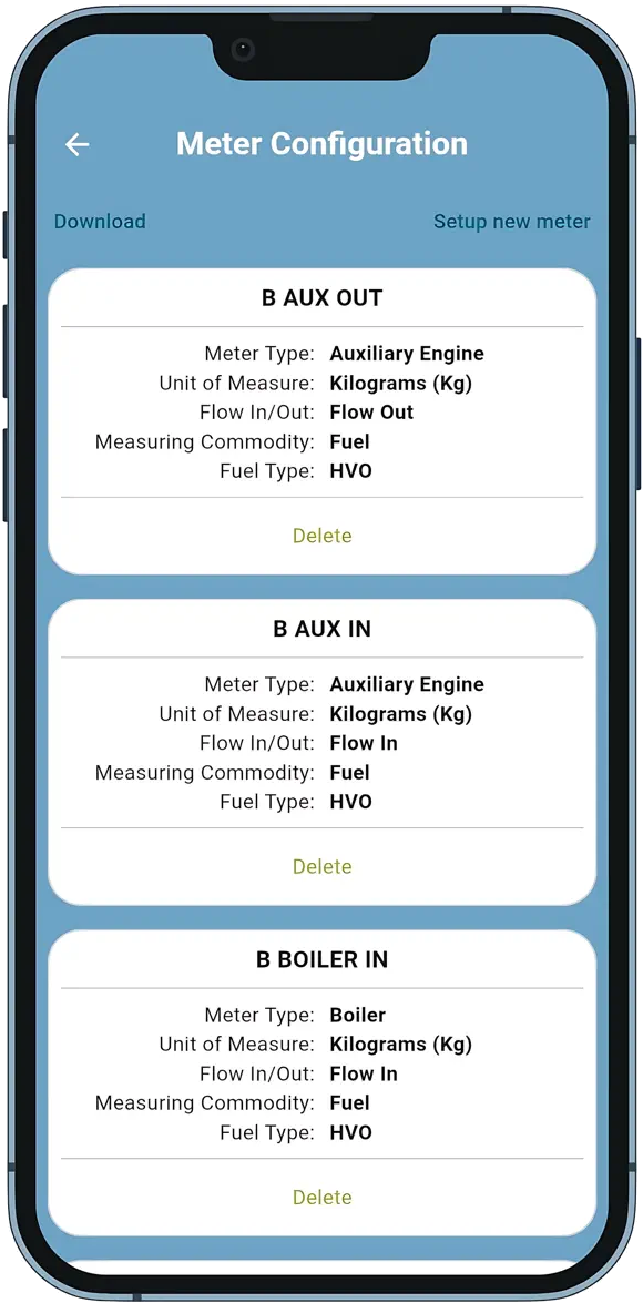 read@sea App Meter Configurations